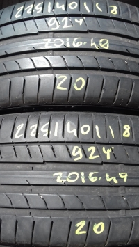 Continental ContiSportContact5 92Y(2016.49) 225/40 R18